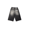 Evisu Shorts Pocket Seagull & Claw Marks Embroidery Denim Nero | Blue Express