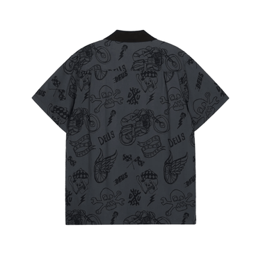 Deus Ex Machina Doodle Ss Shirt | Blue Express