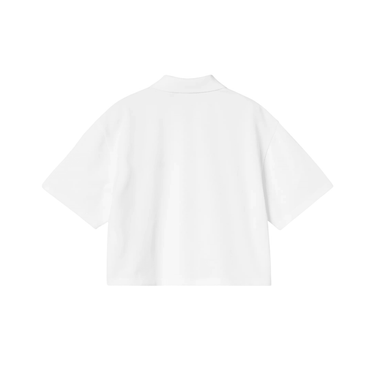Carhartt WIP Women's S/S Carhartt Script Polo T-Shirt | Blue Express