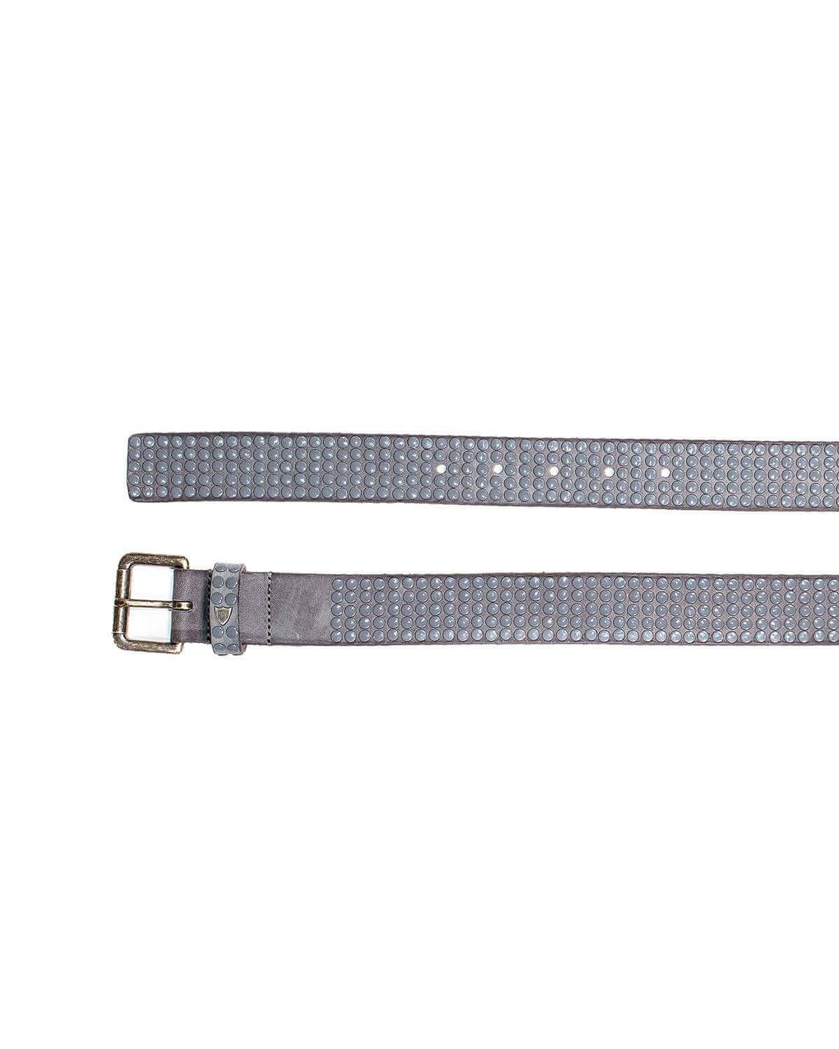 5.000 STUDS COLOR BLOCK BELT Leather belt with varnish studs, brass buckle, studded zamac belt loop with HTC logo rivet. Height: 3,5 cm. Made in Italy. HTC LOS ANGELES