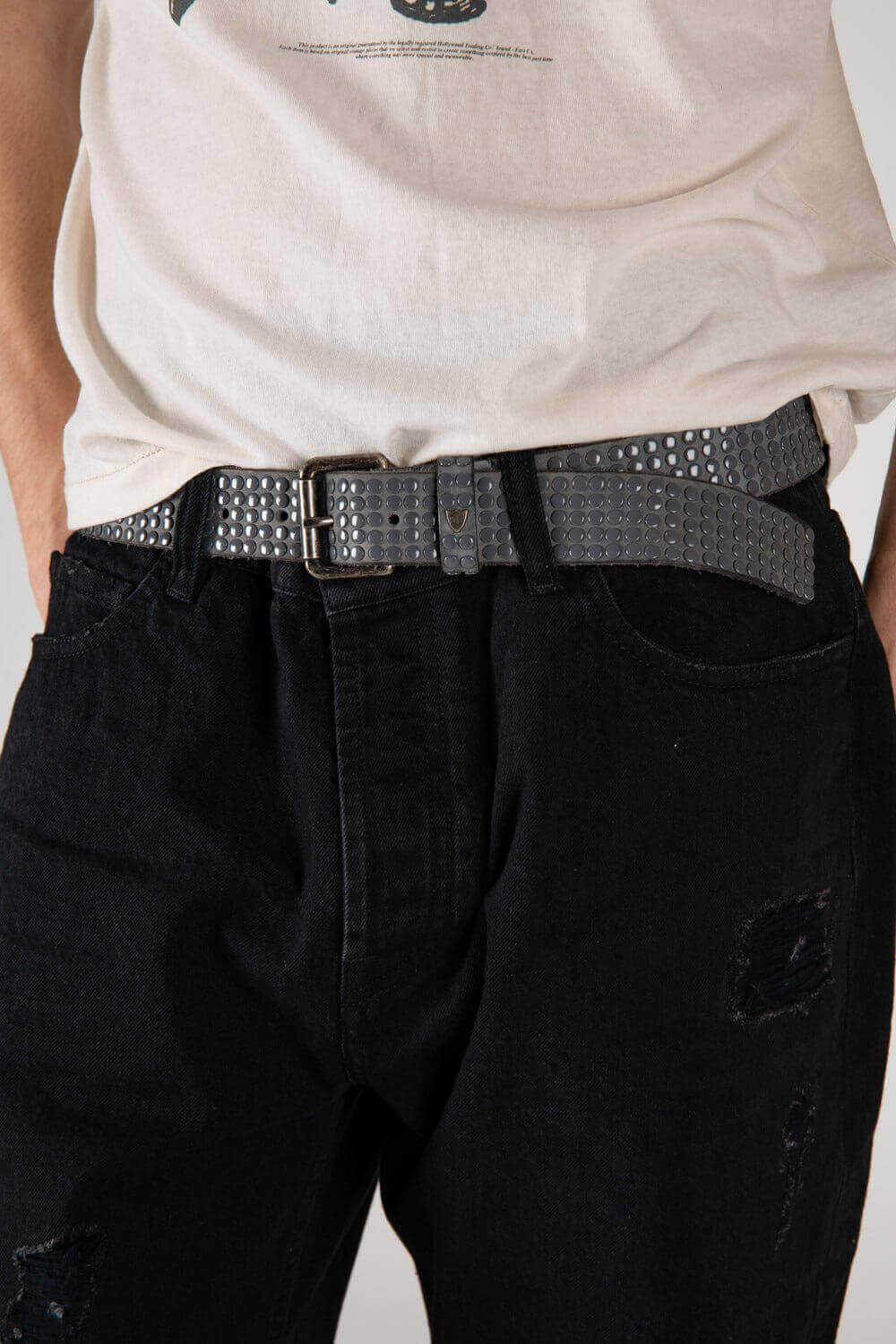 5.000 STUDS COLOR BLOCK BELT Blue Express