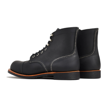 Men's 6-Inch Iron Ranger in Black Harness Leather
