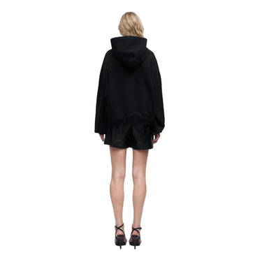 Brushed Palm Tree Loose Hoodie