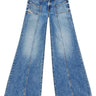 Diesel pantaloni Diesel Bootcut And Flare Jeans D-Akii 09h95