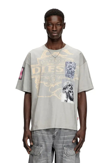 Diesel T-SHIRT t-boxt-slits-r8