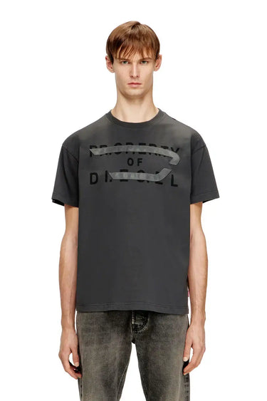 DIESEL T-SHIRT t-norm-v11 black