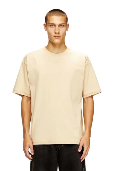 DIESEL T-SHIRT t-lucien-ihbi cream