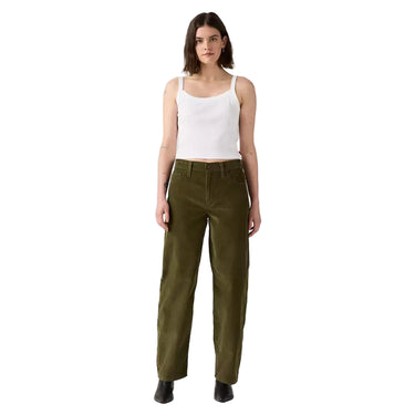 Levi's JEANS Baggy Dad Corduroy Pants ivy green
