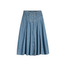 Levi's Levi's Button Front Circle Lightweight Skirt | Blue Express