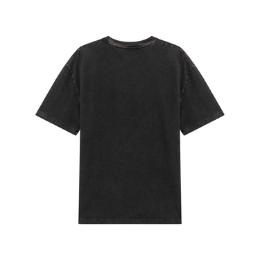 CREW NECK T-SHIRT IN JERSEY WITH RICH CAT PRINT