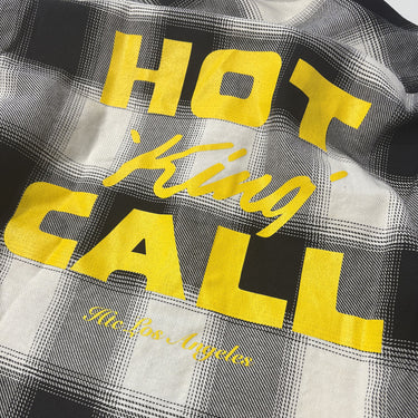 htc los angeles CAMICIE authentic vintage garage shirt black white