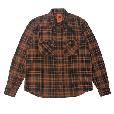 htc los angeles CAMICIE authentic vintage garage shirt orange black