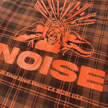 htc los angeles CAMICIE authentic vintage garage shirt orange black