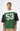 T-Shirt con Maniche a 3/4 Ispirazione Football da Uomo