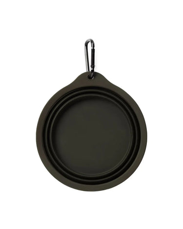 Wild Dog Foldable Bowl Silicone Olive