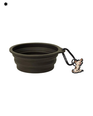 Wild Dog Foldable Bowl Silicone Olive