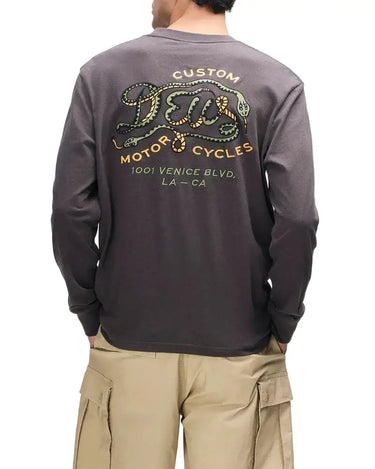 Deus Ex Machina Danger Noodle Ls Tee | Blue Express