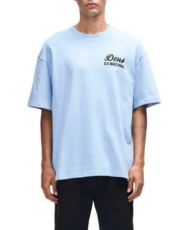 Deus Ex Machina Harajuku Sign Tee | Blue Express