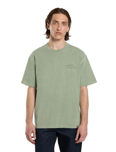 DICKIES Christiana Midweight Garment Dyed T-Shirt sea spray | Blue Express