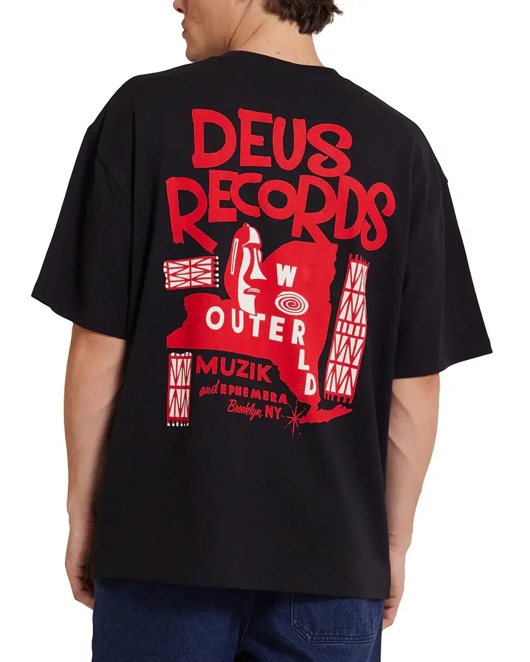 Deus Ex Machina Outerworld Tee Blue Express