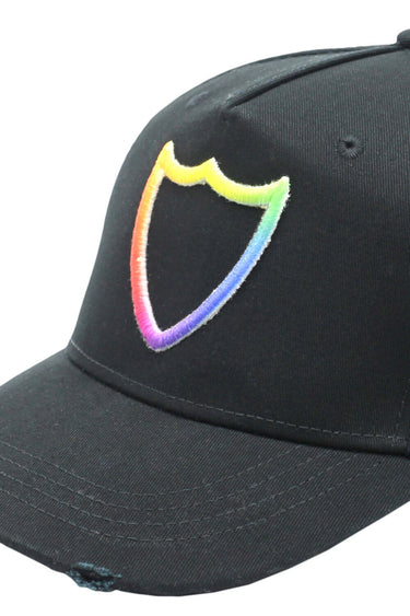 Hollywood Trading Company cap HTC RAINBOW BLACK BASEBALL CAP