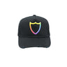 Hollywood Trading Company HTC RAINBOW BLACK BASEBALL CAP | Blue Express