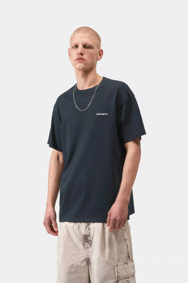 Carhartt WIP S/S Script Embroidery T-Shirt | Blue Express