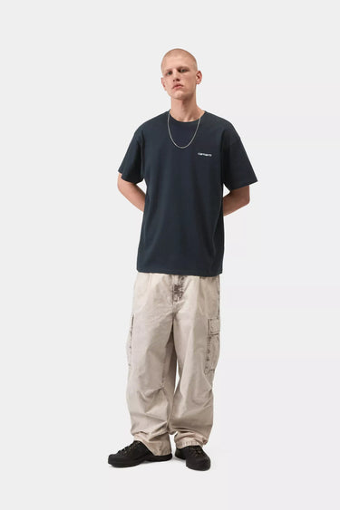 Carhartt WIP S/S Script Embroidery T-Shirt | Blue Express