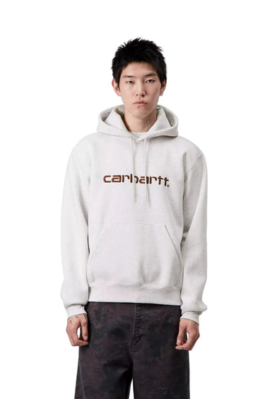 Carhartt WIP Hooded Carhartt Sweatshirt ash heather | Blue Express