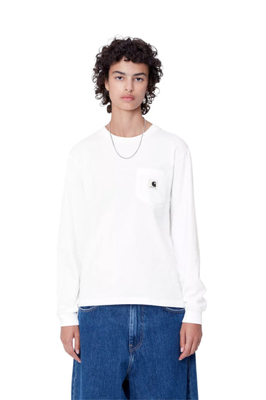 Carhartt WIP W' L/S Pocket T-Shirt | Blue Express