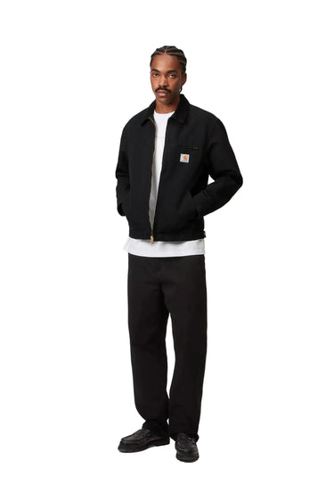 Carhartt WIP Detroit Jacket Summer Black, Black, Rinsed | Blue Express