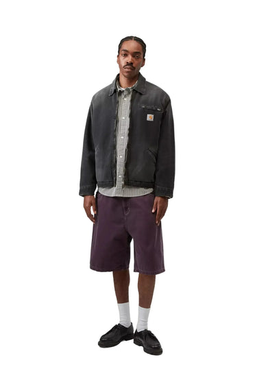 Carhartt WIP OUTERWEAR OG Detroit Jacket black Grind washed