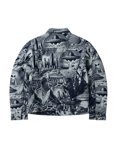 Aries apocalypse jacquard trucker jacket | Blue Express