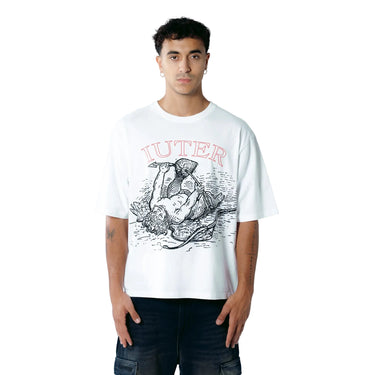 DAMAGE TEE WHITE