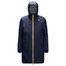 K-Way K-Way SOPHIE THERMO PLUS.2 REVERSIBLE Blue Depth-Green Laurel | Blue Express
