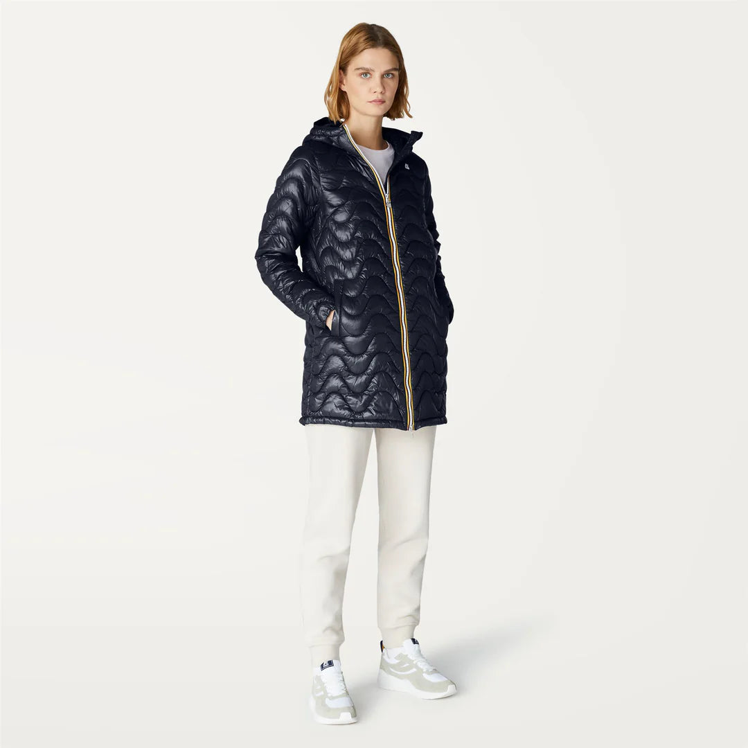 K-Way SOPHIE QUILTED WARM Blue Depth