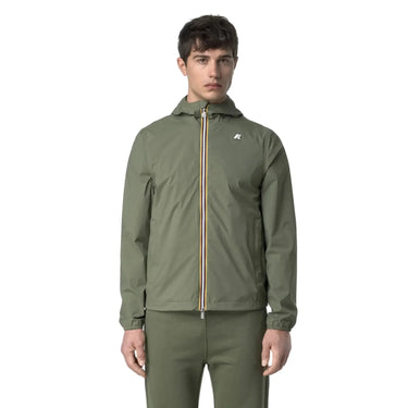 K-Way jack stretch nylon jersey green lichen | Blue Express