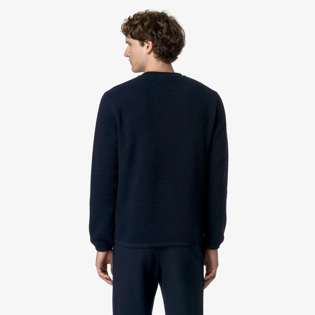 K-Way Eround Wool Fleece Blue Depth