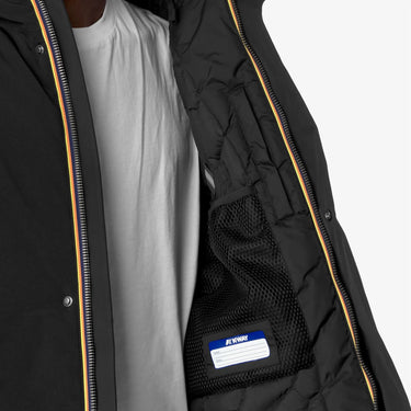 K-Way K-Way Jacken Bonded Padded Black Pure | Blue Express