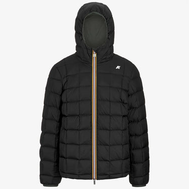 K-Way giacca K-Way Jack St Thermo Reversibile Green Blackish-Black Pure