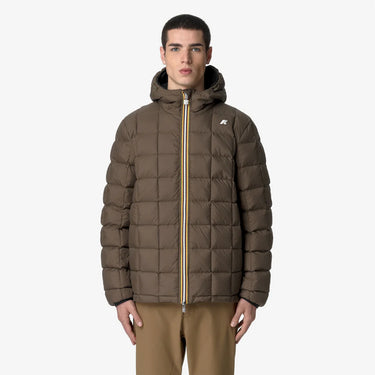 K-Way giacca K-Way Jack St Thermo Reversible BLACK P-BROWN G