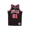 MITCHELL & NESS Dennis Rodman Chicago Bulls 1995-96 Black Swingman Player Jersey | Blue Express