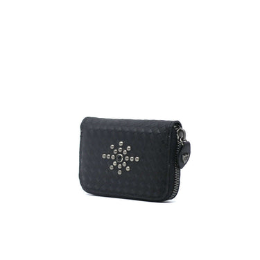 Hollywood Trading Company HTC STUDDED SMALL ZIP WALLET | Blue Express