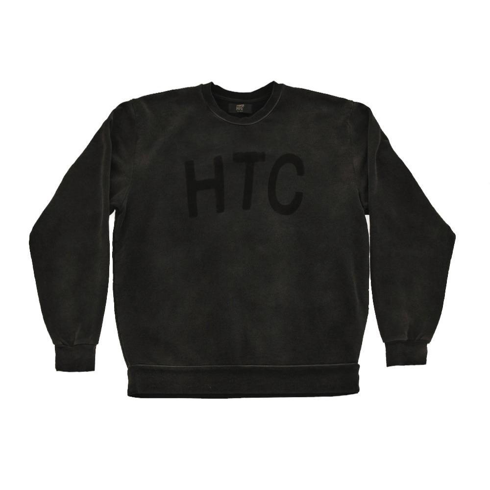 HTC L.A. Black Faded Crewneck