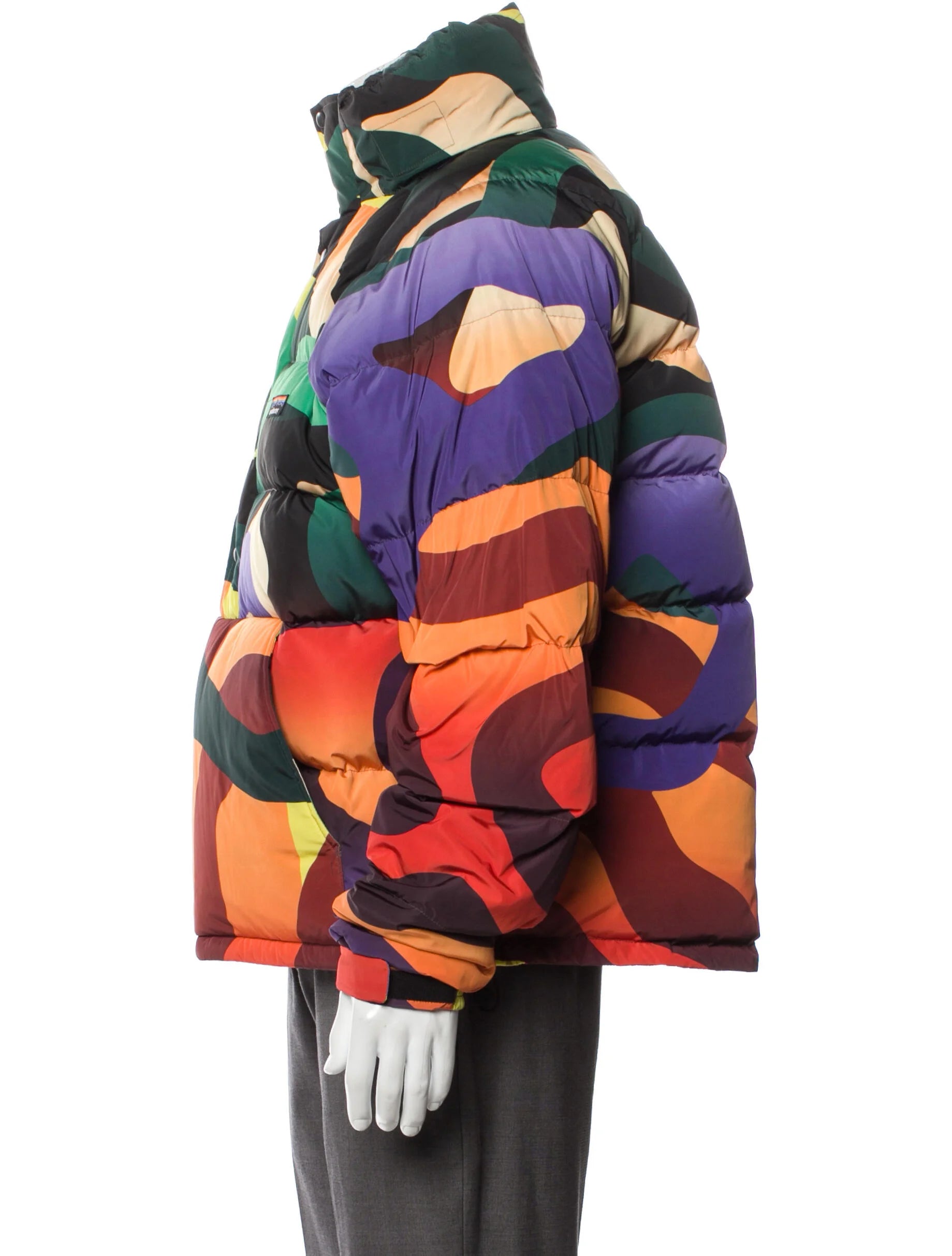 Awake NY x Sam Friedman Anorak Printed Puffer Coat