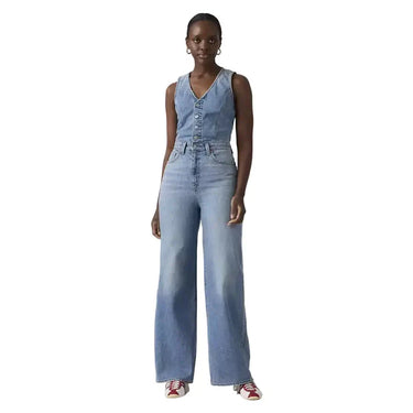 Levi's SALOPETTE w Denim Wide Leg Jumpsuit