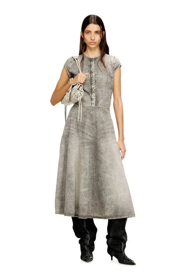 DIESEL BORSE scrunch-d shoulder s cream