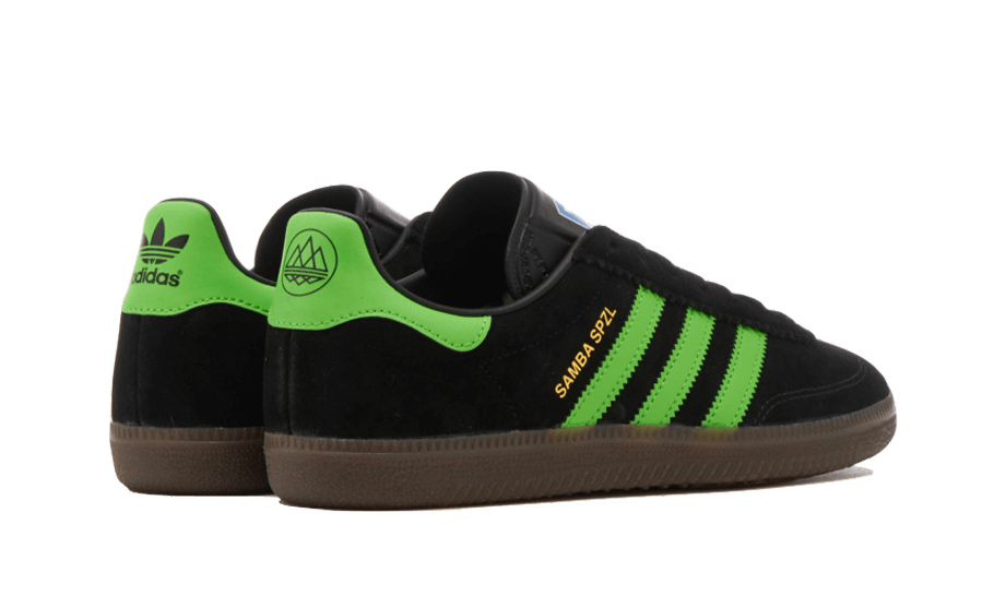 Adidas Samba Deco SPZL Core Black Lucid Lime SKU : IF5738Blue Express garantisce l'autenticità dei prodotti. Adidas Blue Express