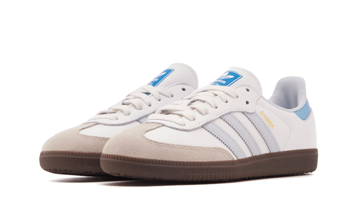 Adidas Samba OG Core White Halo Blue SKU : ID2055Blue Express garantisce l'autenticità dei prodotti. Adidas Blue Express