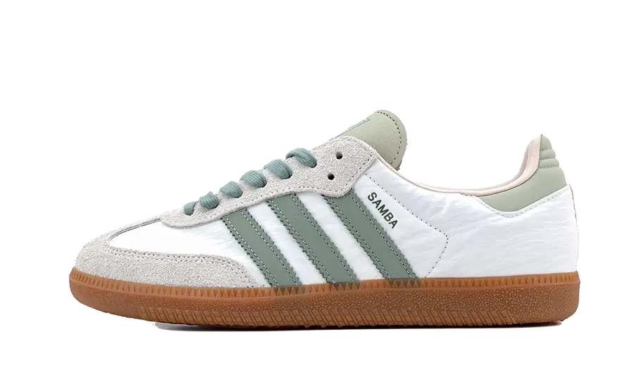 Adidas Samba OG Cloud White Silver Green SKU : ID0492Blue Express garantisce l'autenticità dei prodotti. Adidas Blue Express